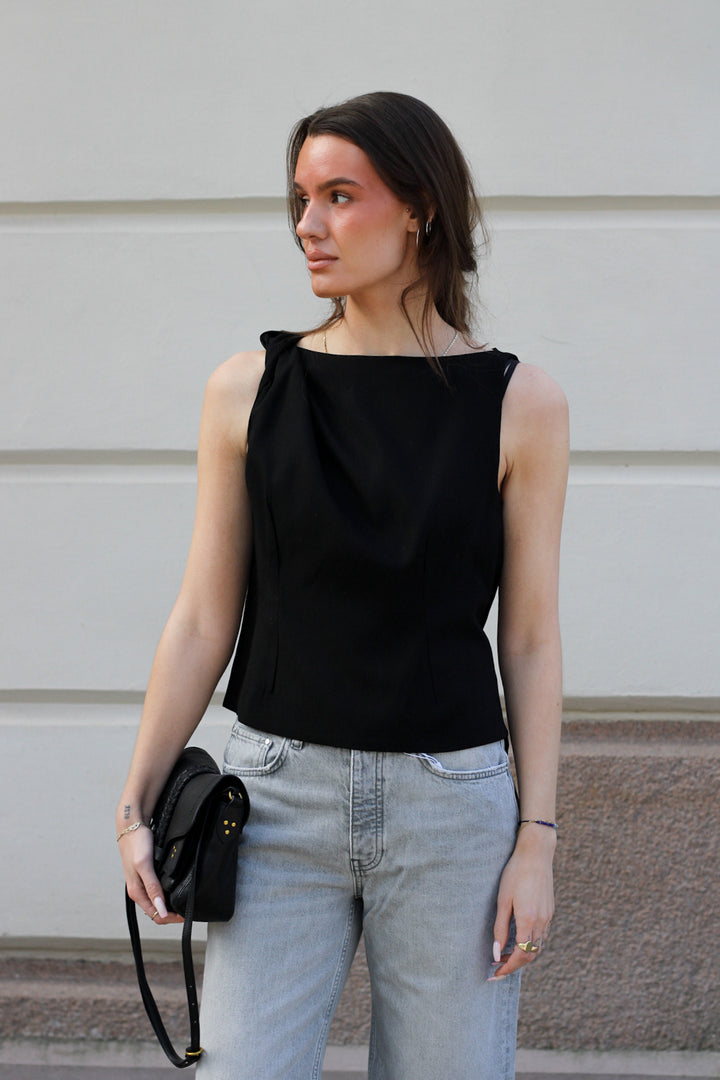 Róhe - Draped Linen Silk Top