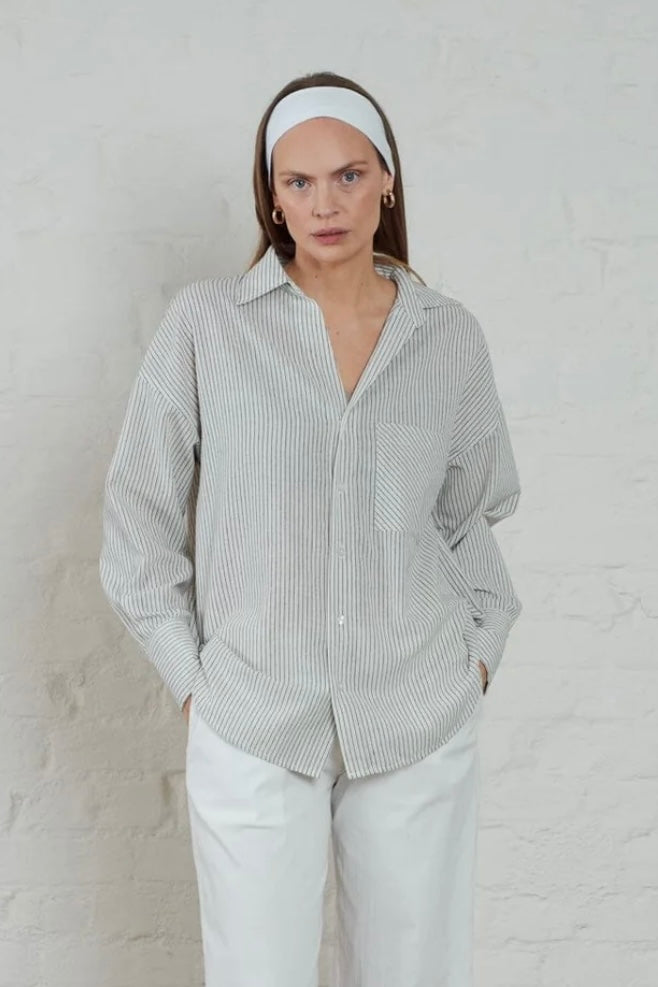 arnie says - Rocha striped linen
