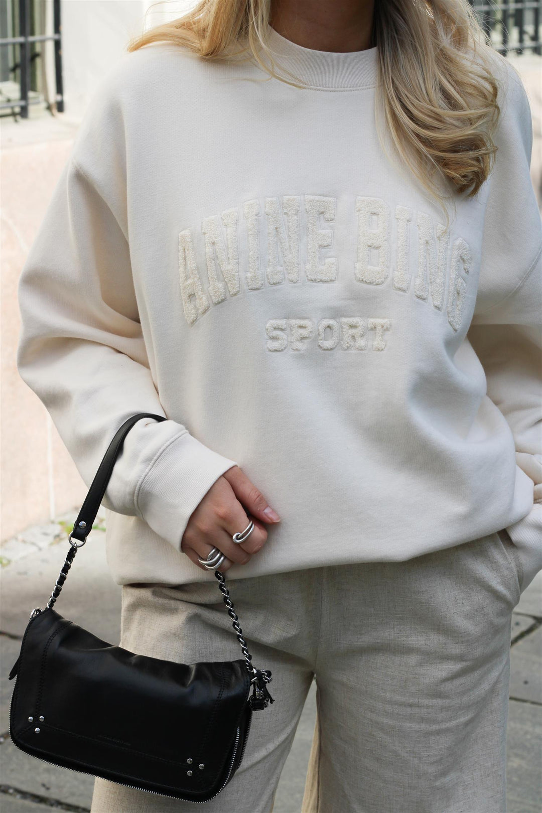 Anine Bing - Tyler Sweatshirt Washed Peach