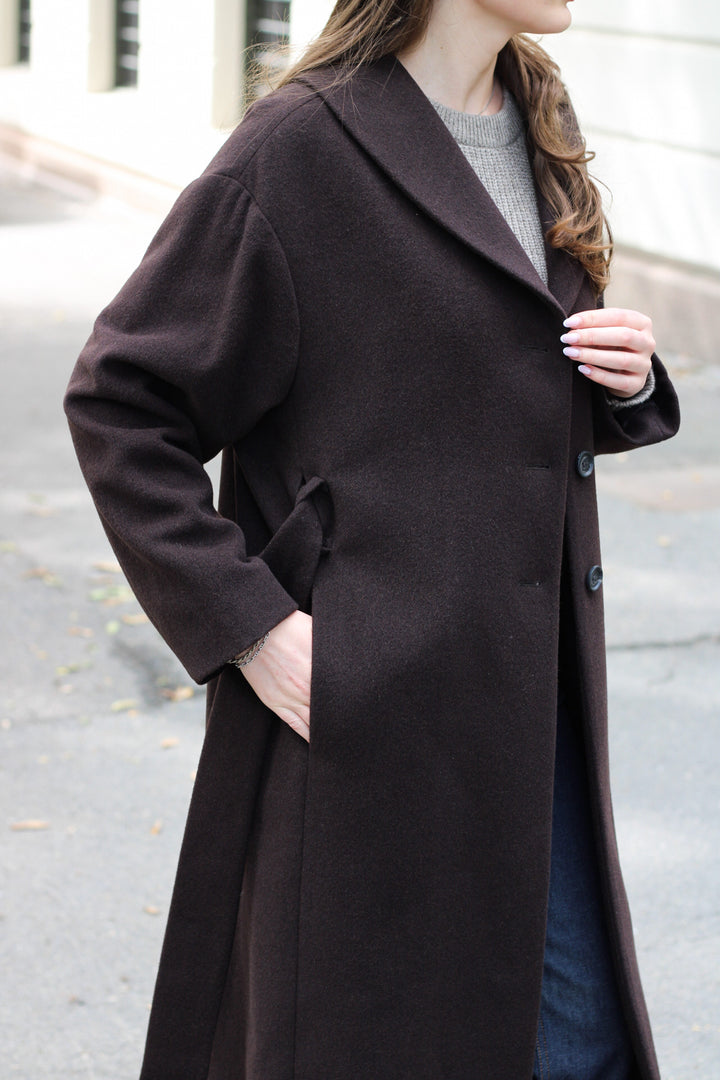 Dagmar - Wool Robe Coat