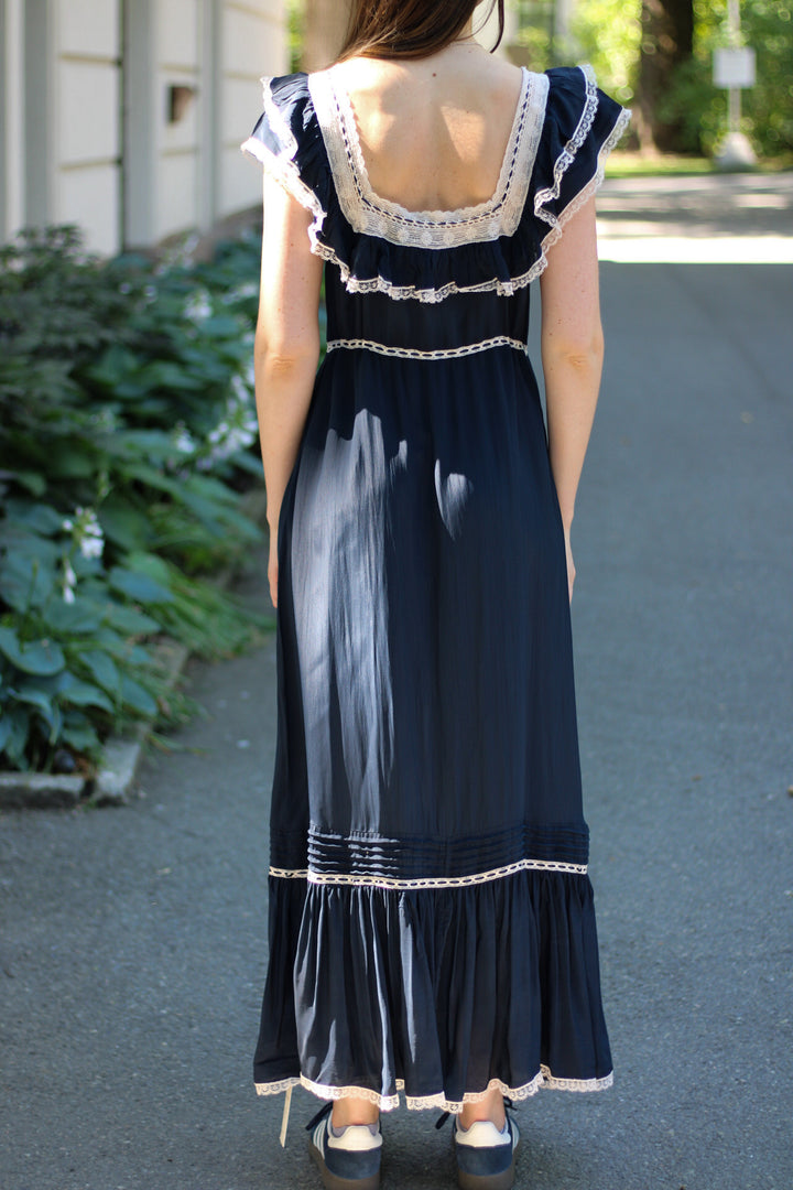 Rixo - Kendara Dress Deep Navy