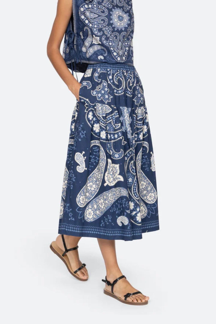 Sea NY - Emelina Print Midi Skirt