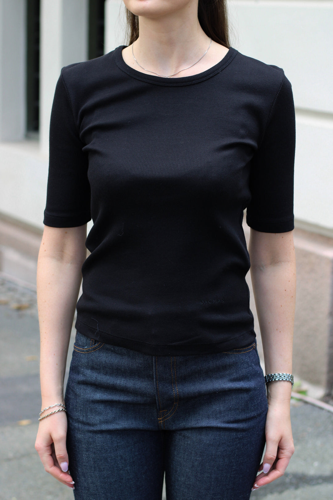 Dagmar - Fitted Rib T-shirt