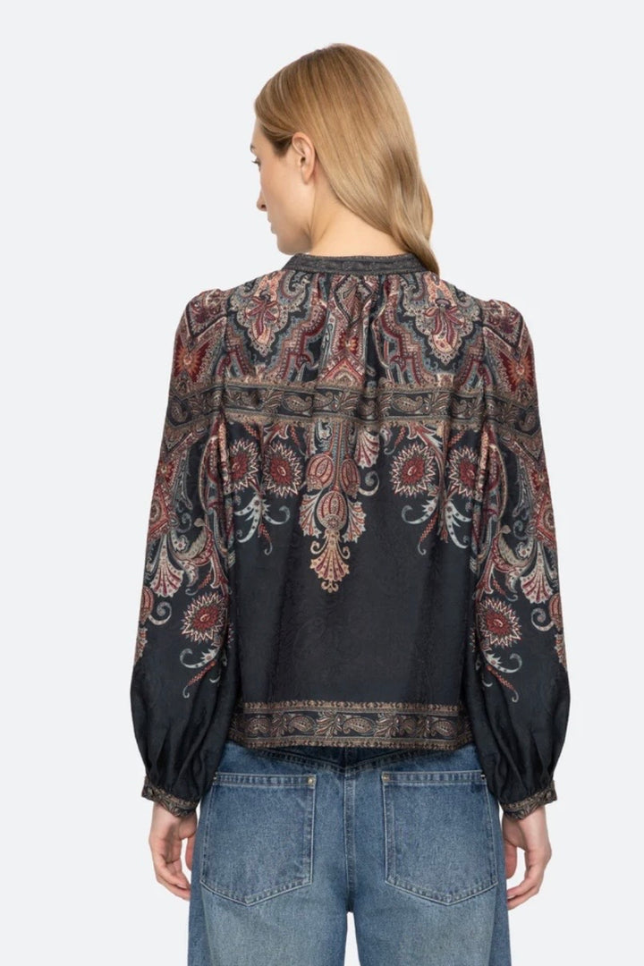 Sea NY - Hyacinth print l/slv top