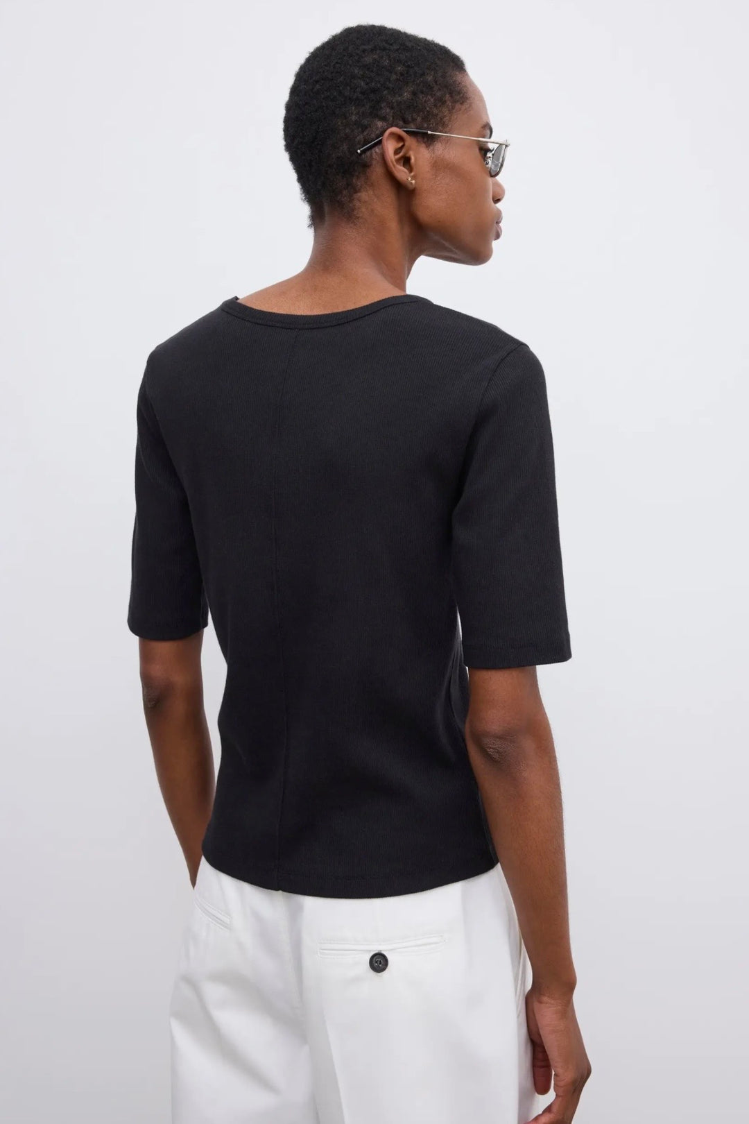 Dagmar - Fitted Rib T-shirt