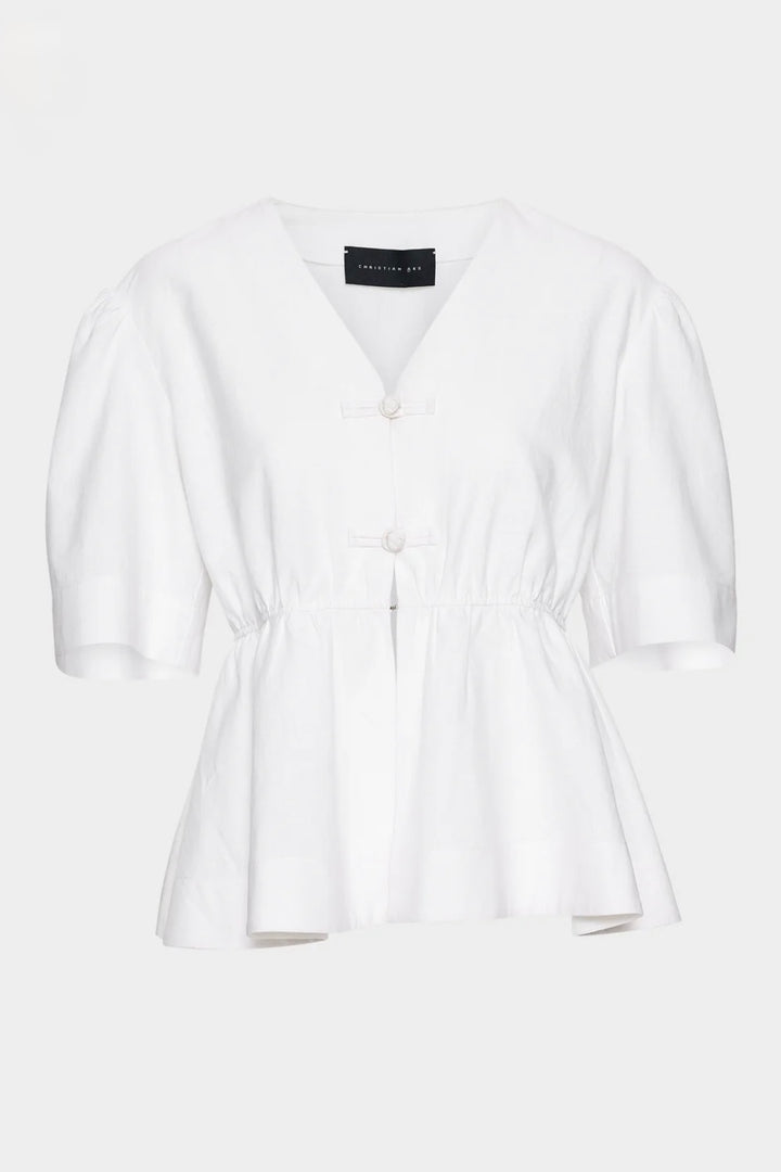 Christian Aks - Monic linen top