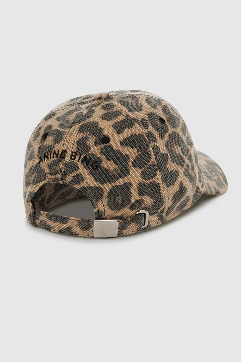 Anine Bing - Jeremy Baseball Cap black and brown leopard
