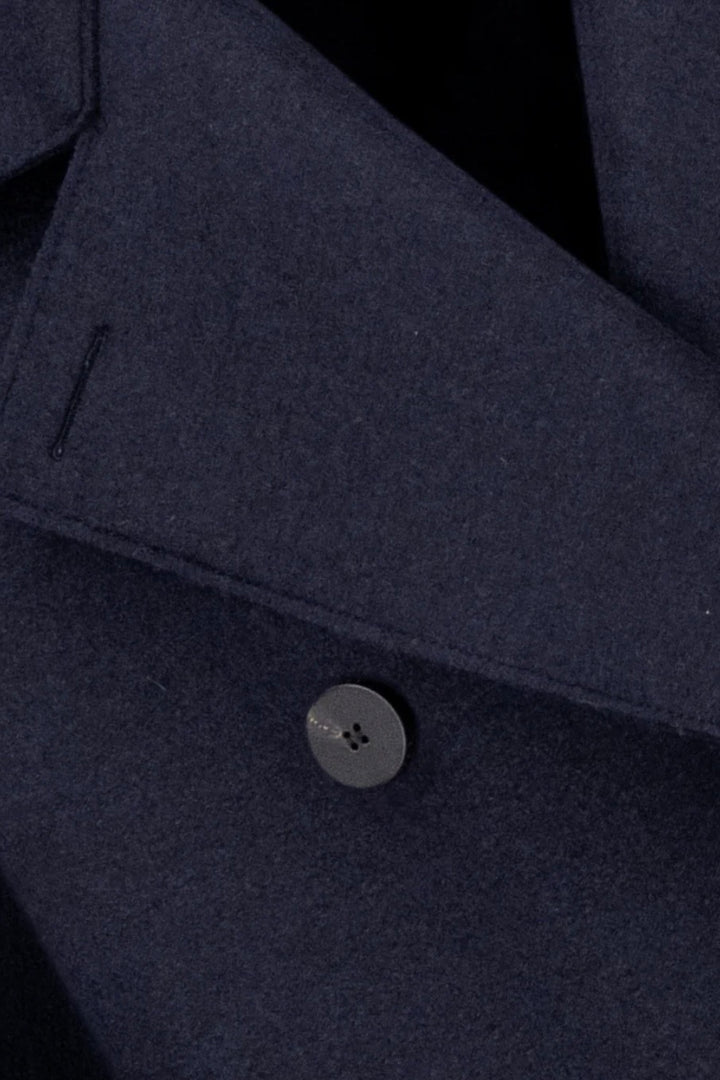 Harris Wharf London - Woman oversized peacoat pressed wool