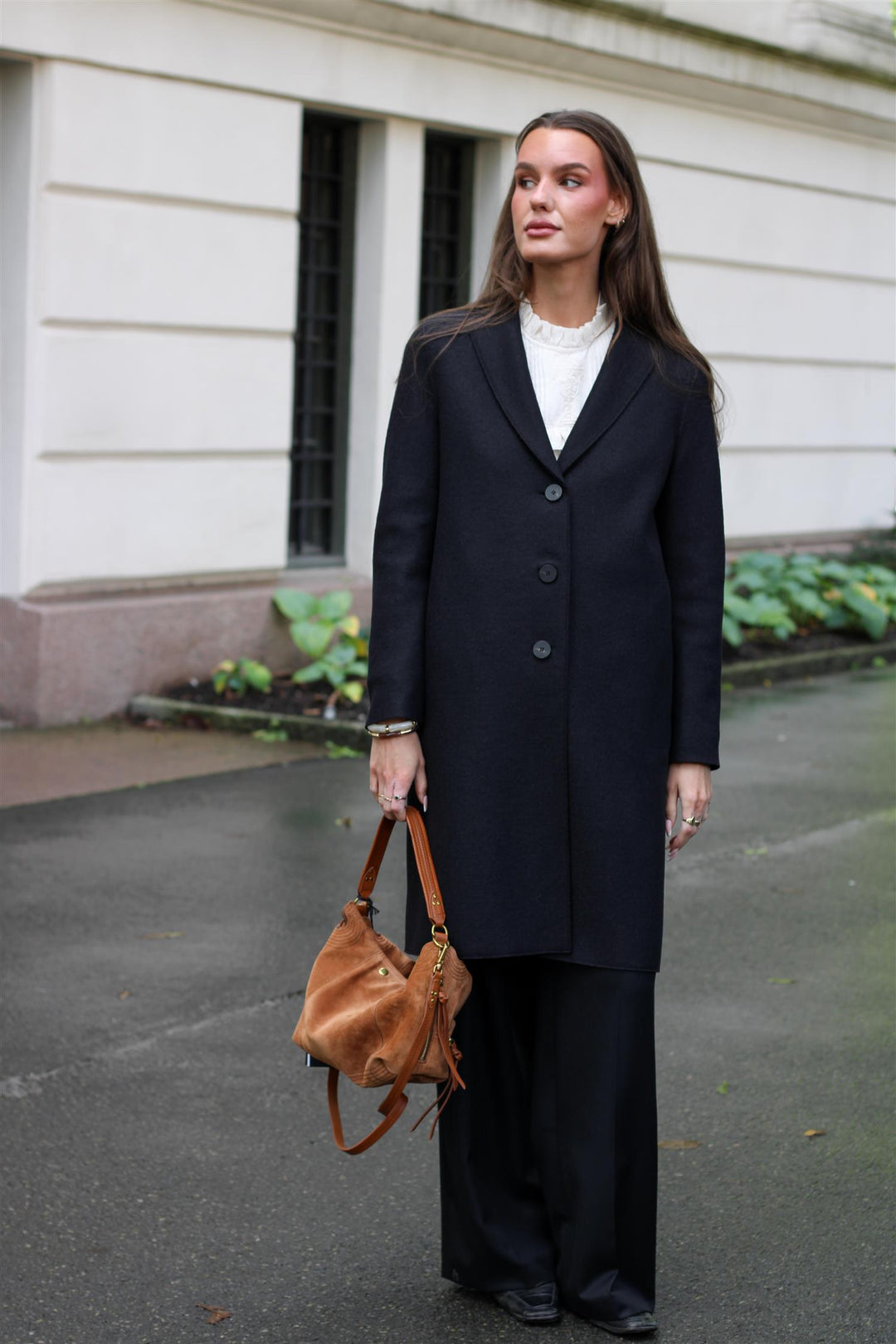 Harris Wharf London - Overcoat pressed wool