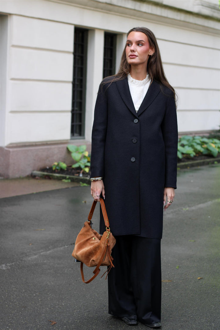 Harris Wharf London - Overcoat pressed wool