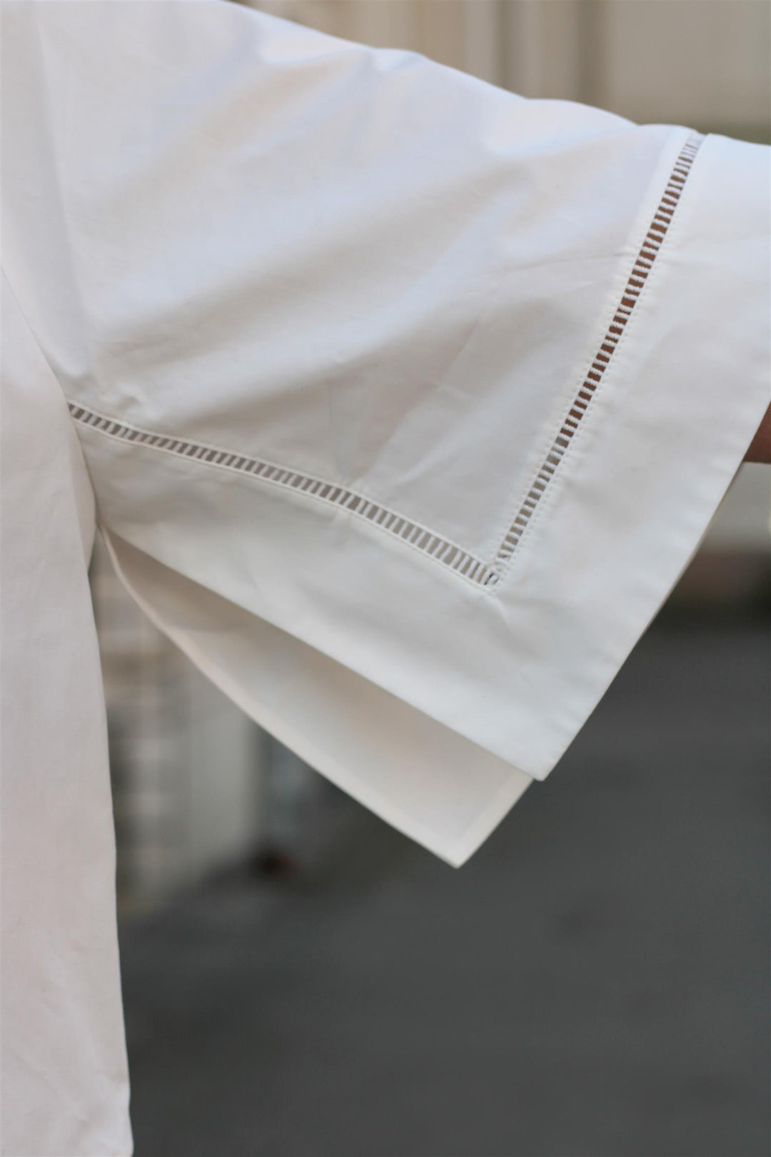 Róhe - Ladder embroidered poplin shirt