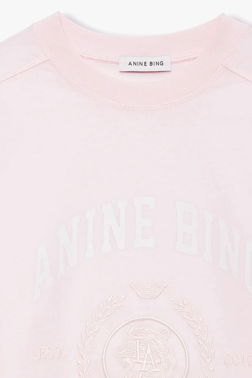 Anine Bing - Jaylin Tee Collegiate powder pink