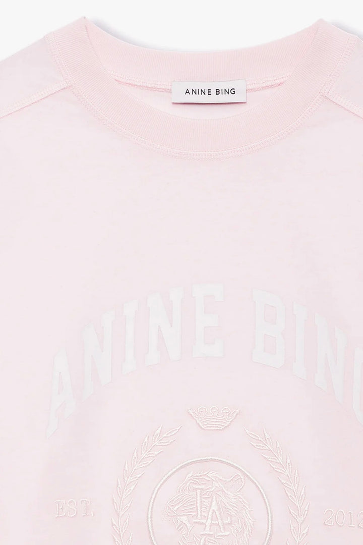 Anine Bing - Jaylin Tee Collegiate powder pink