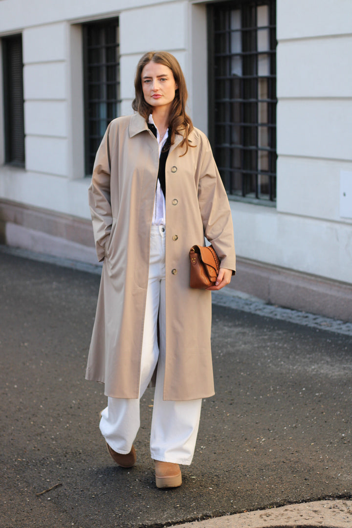 Harris Wharf  - Women balmacaan light technic