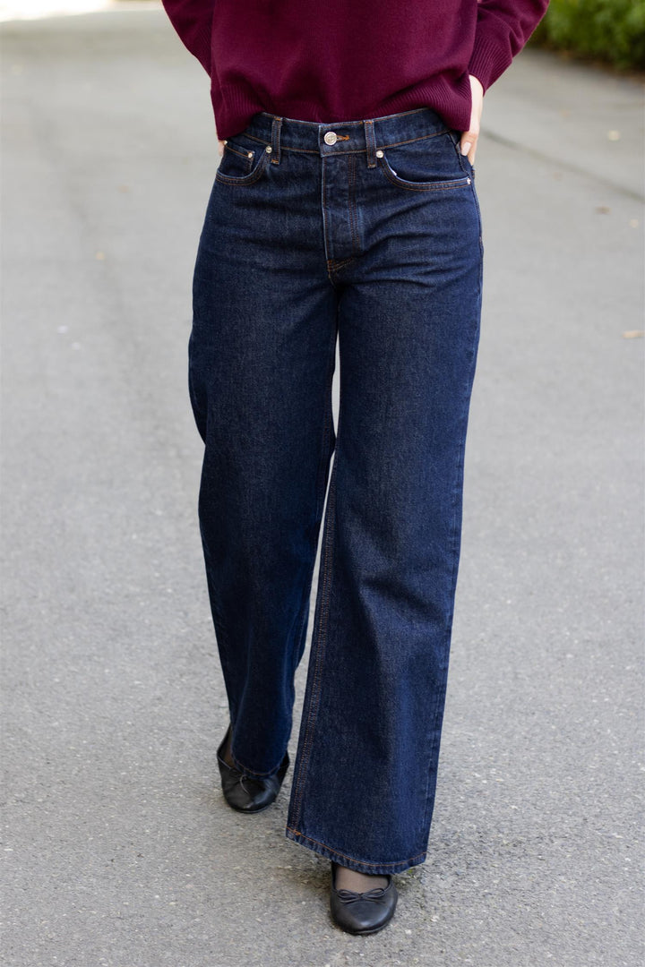 Anine Bing - Hugh jean unwashed blue