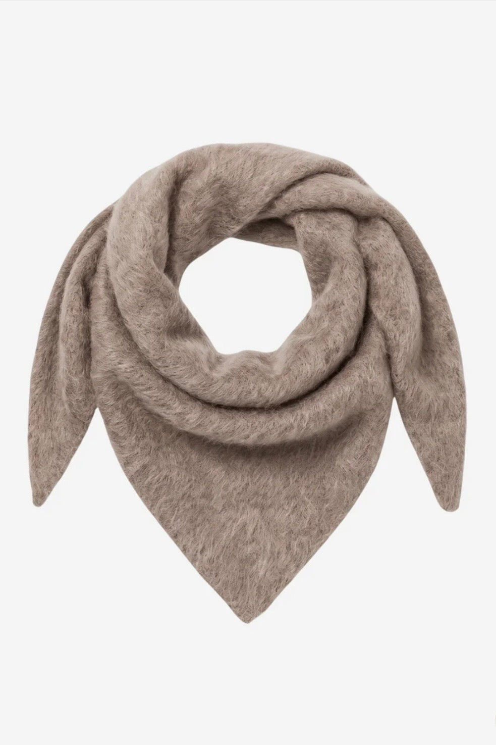 Ermer - Chamonix Scarf Brushed Cashmere Mushroom