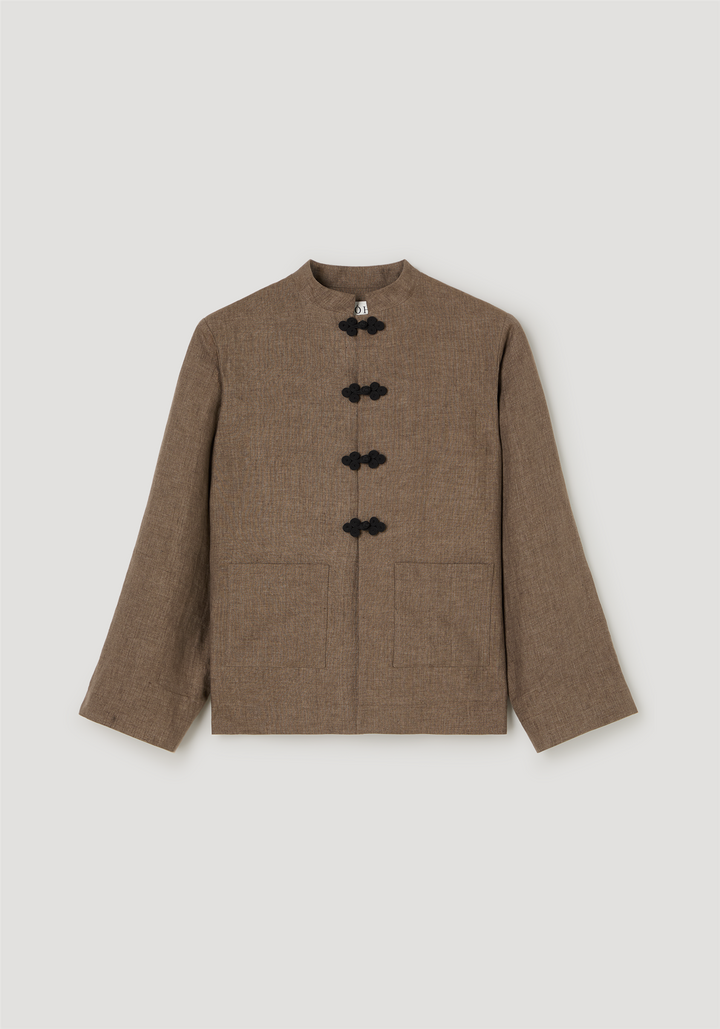 Róhe - Mandarin Linen Jacket