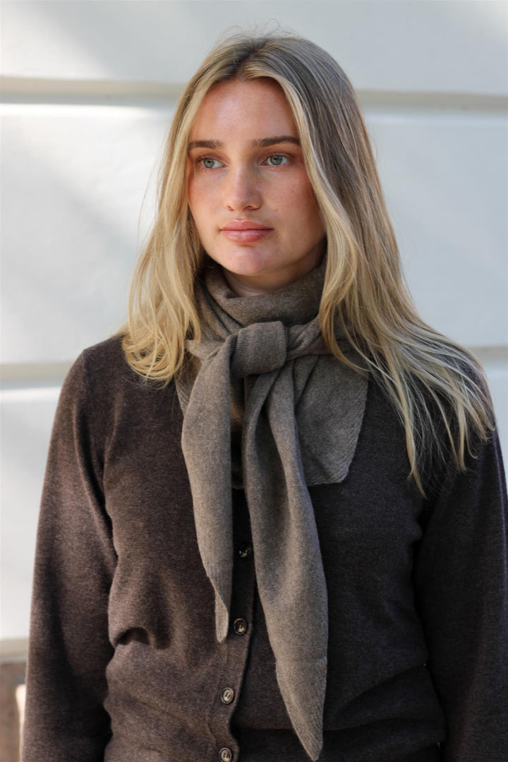 Christian Aks - Mira Wool Cash Scarf  Cappuchino