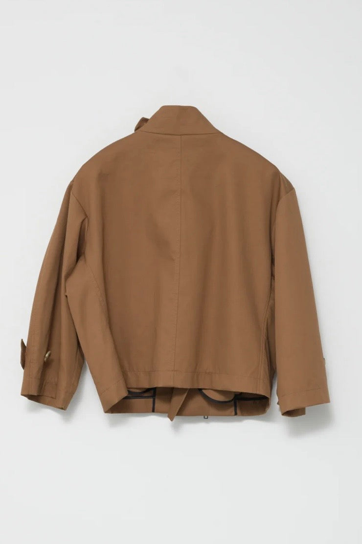 Af Agger - Water Resistant Trench Jacket - Tobacco