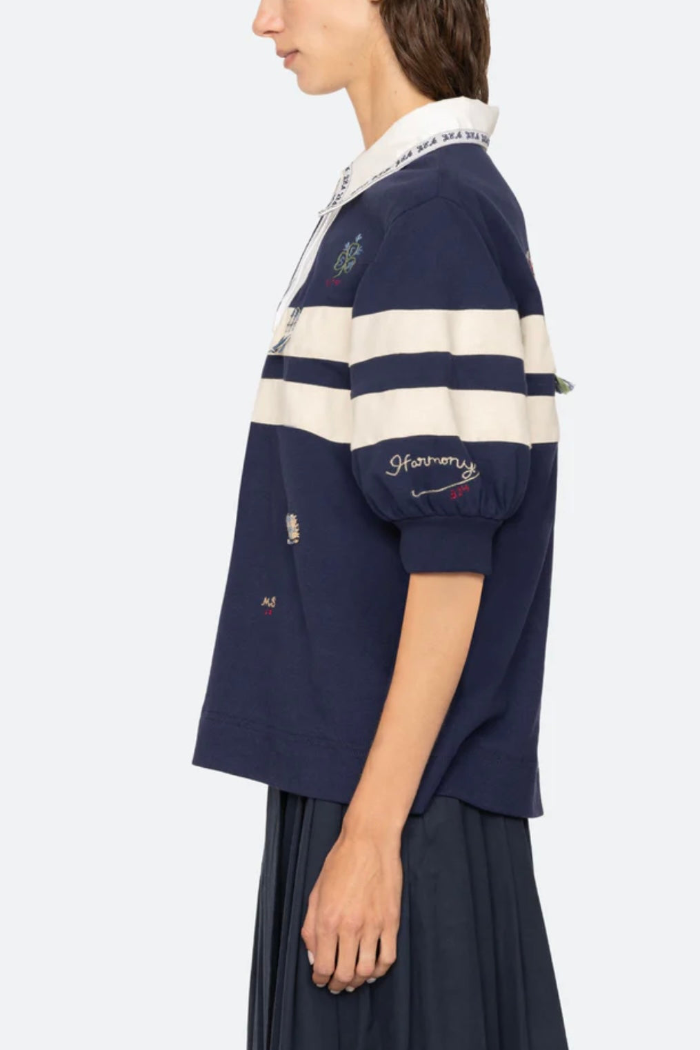 Sea NY - Claira Emb Rugby Shirt