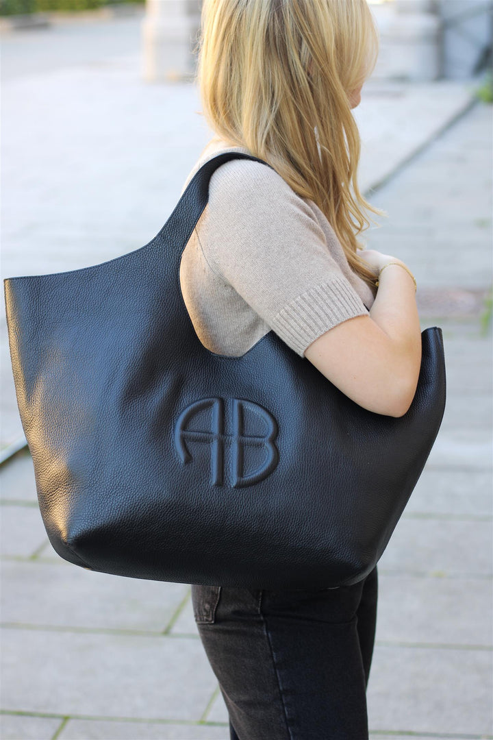 Anine Bing - Lili Tote Black Pebbled
