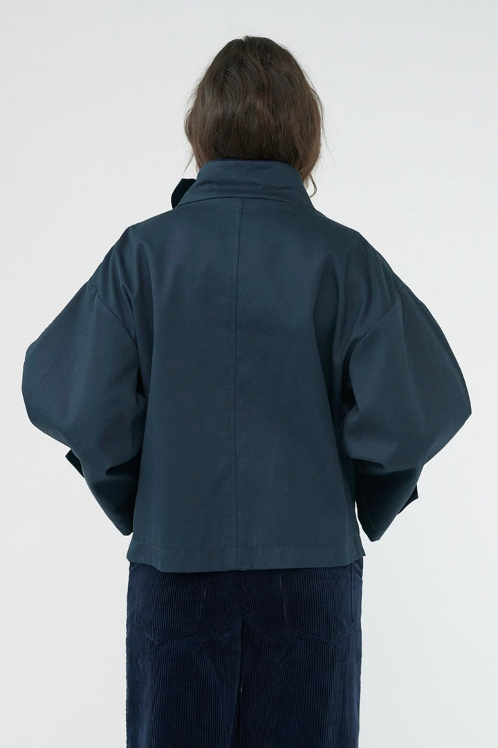 Af Agger - Water Resistant Trench Jacket - Navy