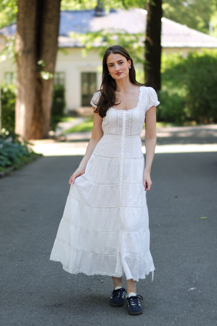 Rixo - Jaclyn Dress Ivory