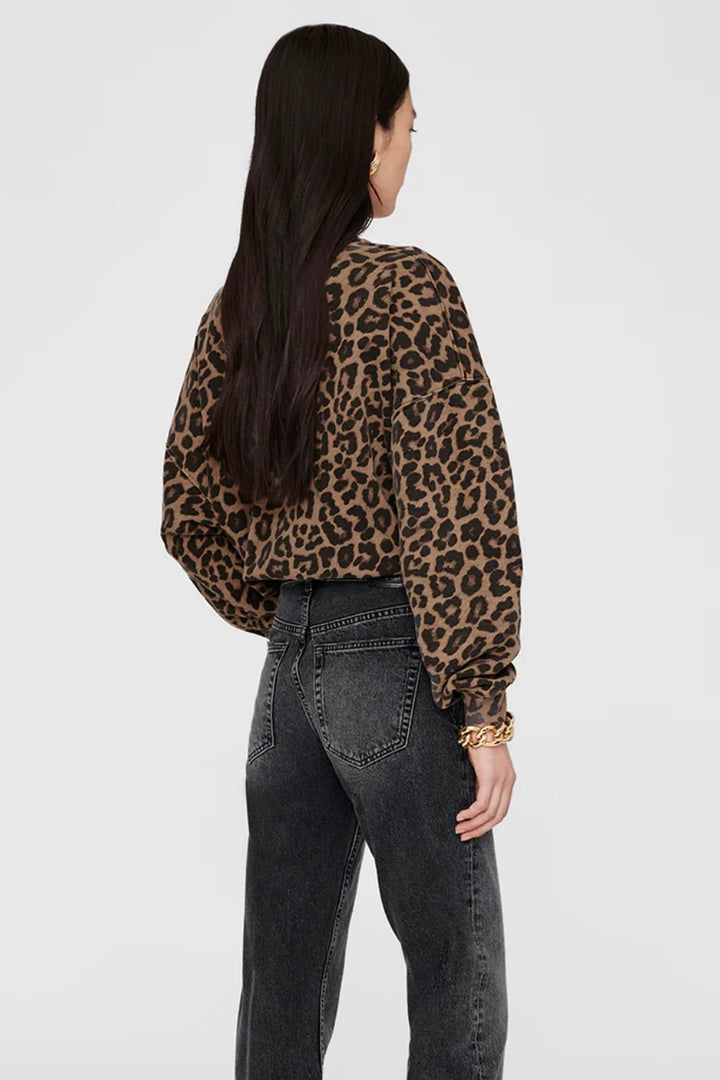 Anine Bing - Miles Sweatshirt black and brown