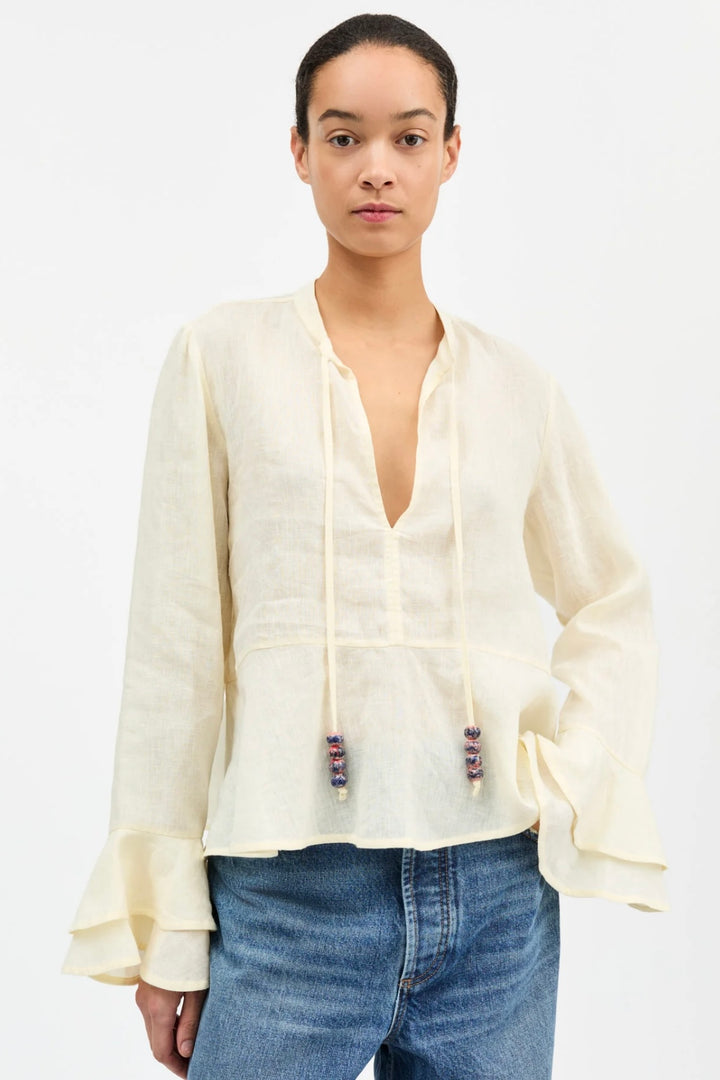 Skall Studio - Frigga flounce shirt