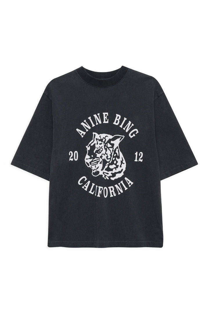 Anine Bing - Avi Tee Collegiate Leopard washed leopard