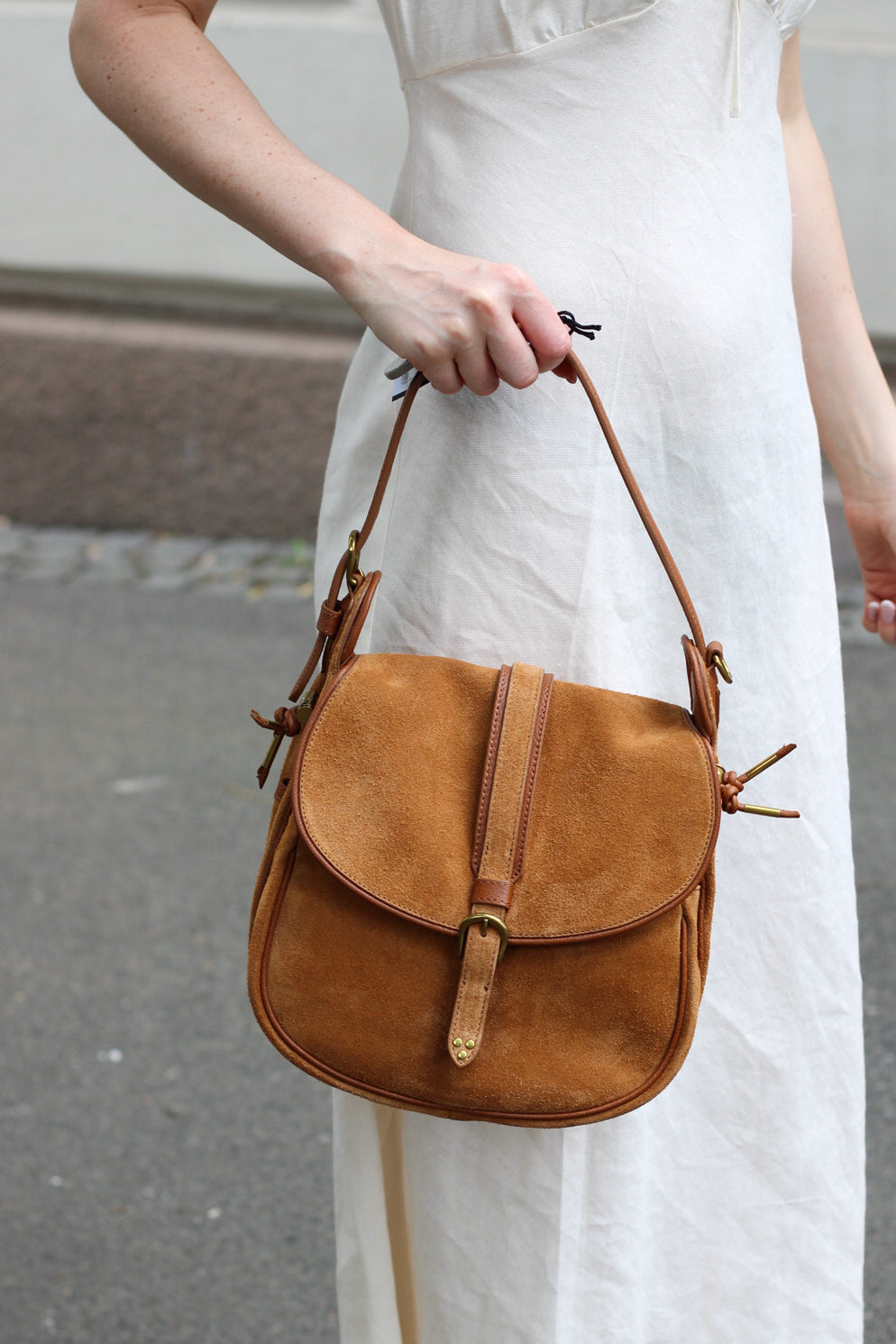 Jerome Dreyfuss - Gildas caramel split suede