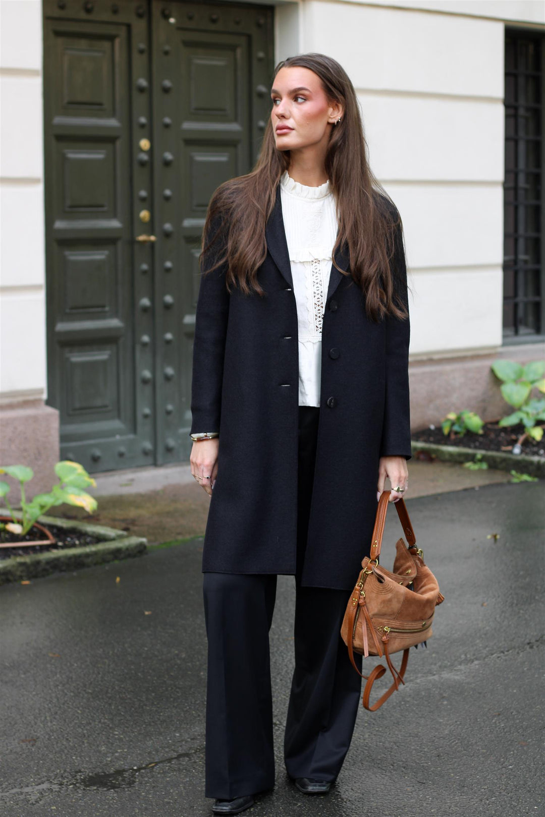 Harris Wharf London - Overcoat pressed wool