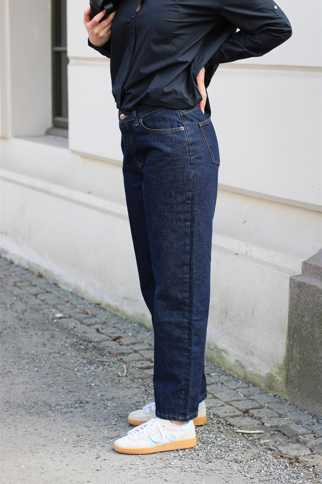 Skall Studio - Allison cropped jeans indigo blue