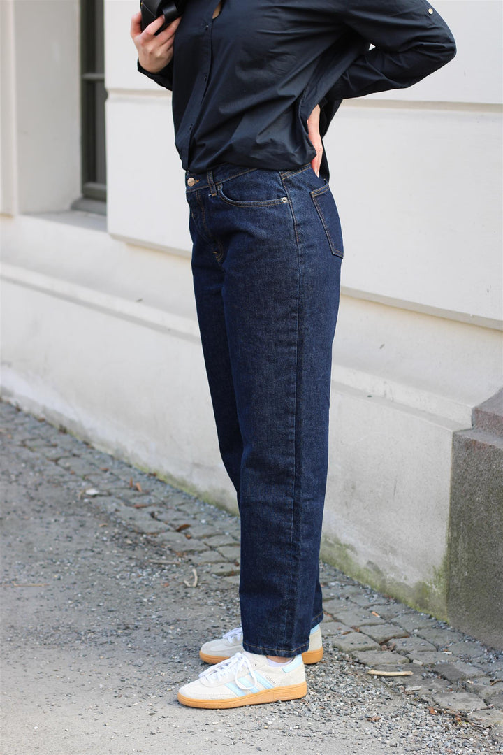 Skall Studio - Allison cropped jeans indigo blue