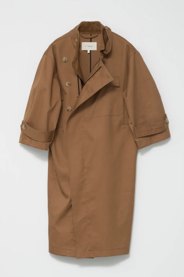 Af Agger - Water Resistant Trench Coat - Tobacco