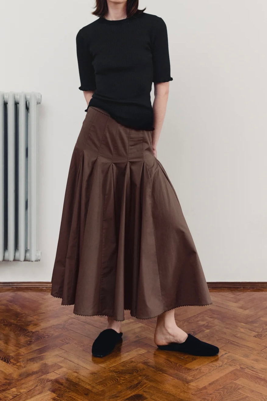 Christian Aks - Dasha poplin skirt