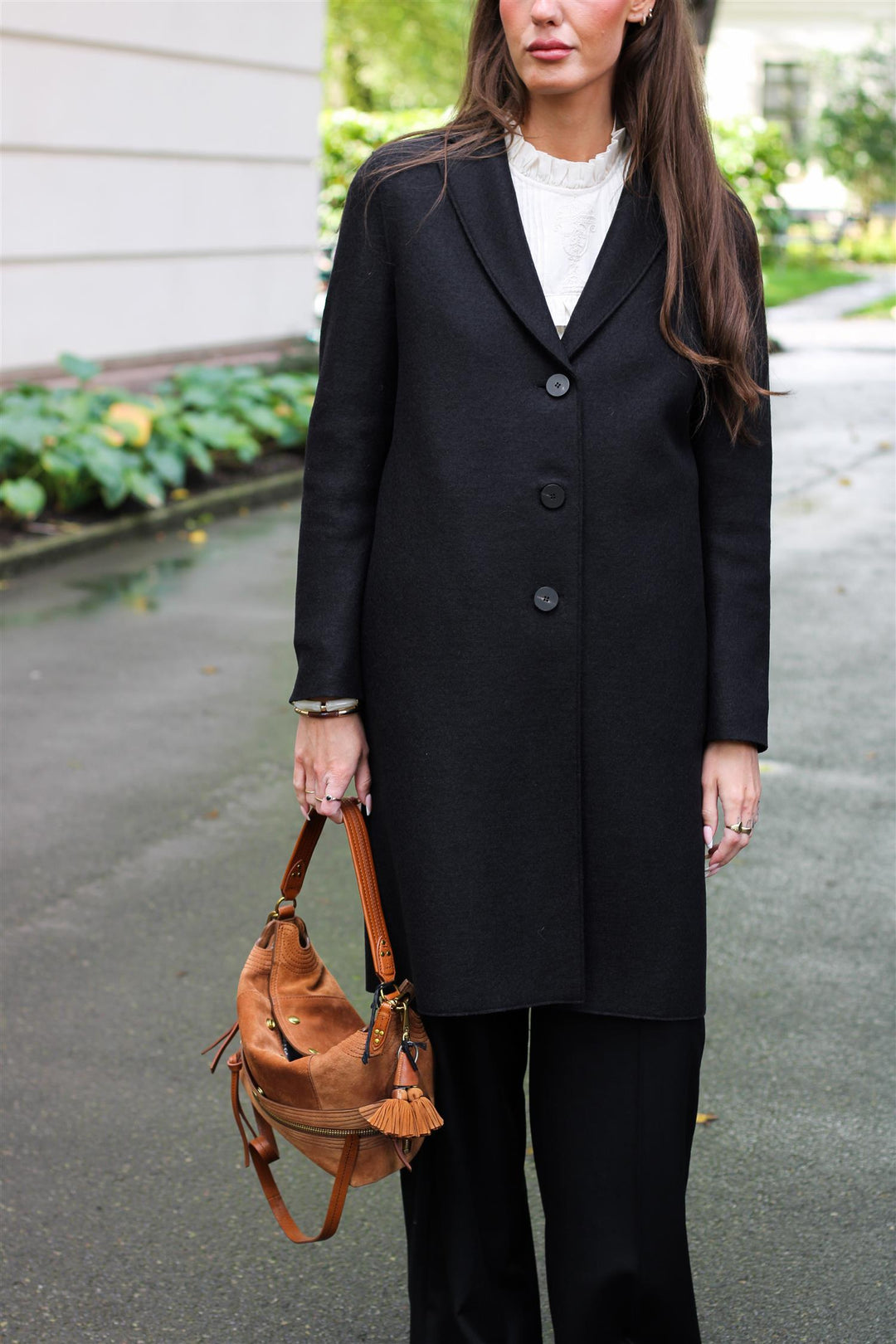 Harris Wharf London - Overcoat pressed wool