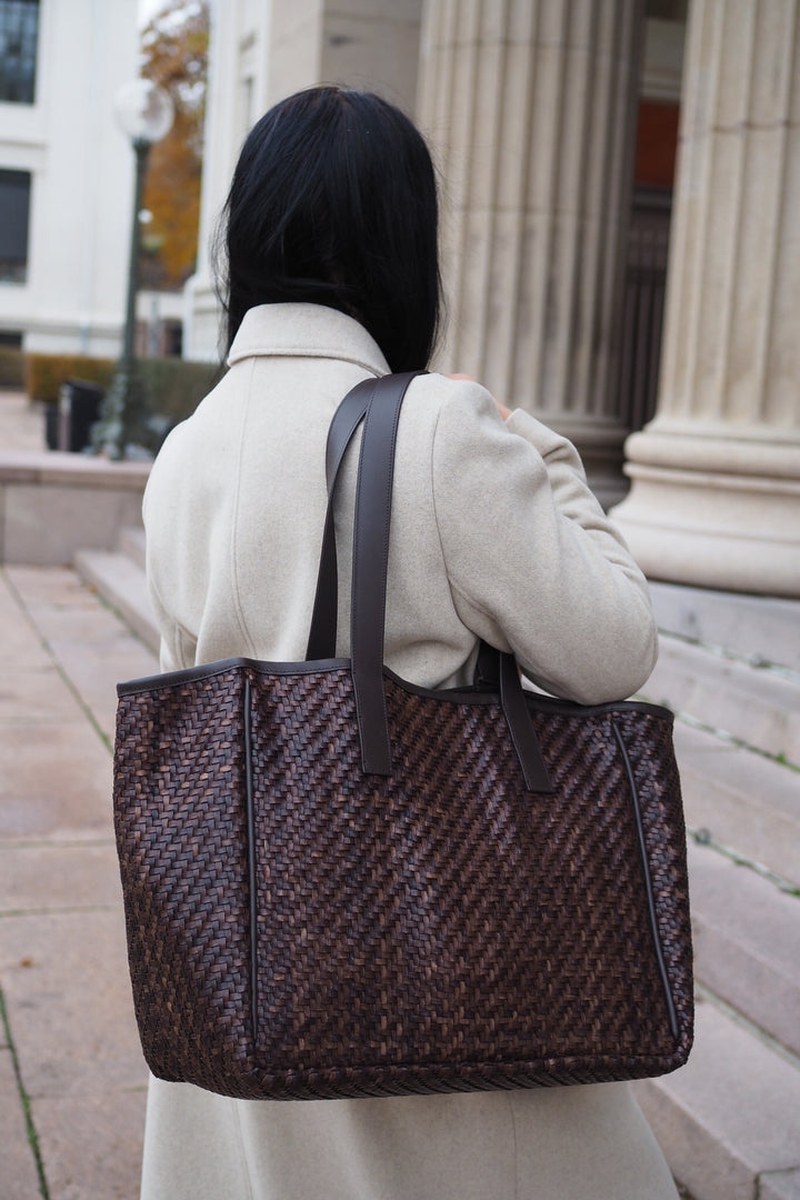 Cala Jade - Chia twill shopping bag
