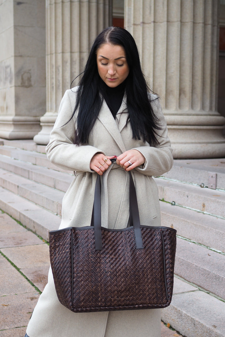 Cala Jade - Chia twill shopping bag