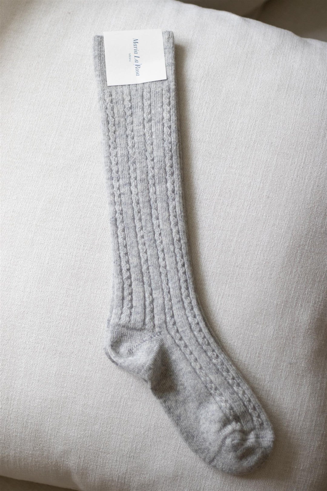 Maria La Rosa - Scotland sokker light grey