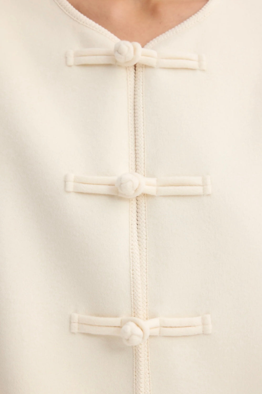 Róhe - Mandarin Double-faced Wool Jacket