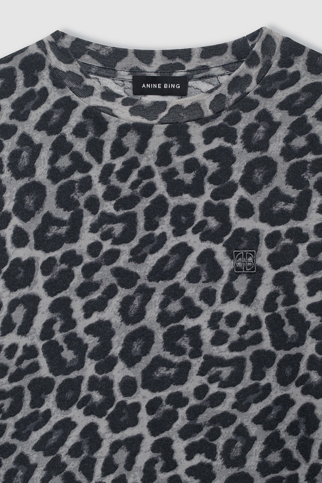 Anine Bing - Cohen Tee grey leopard