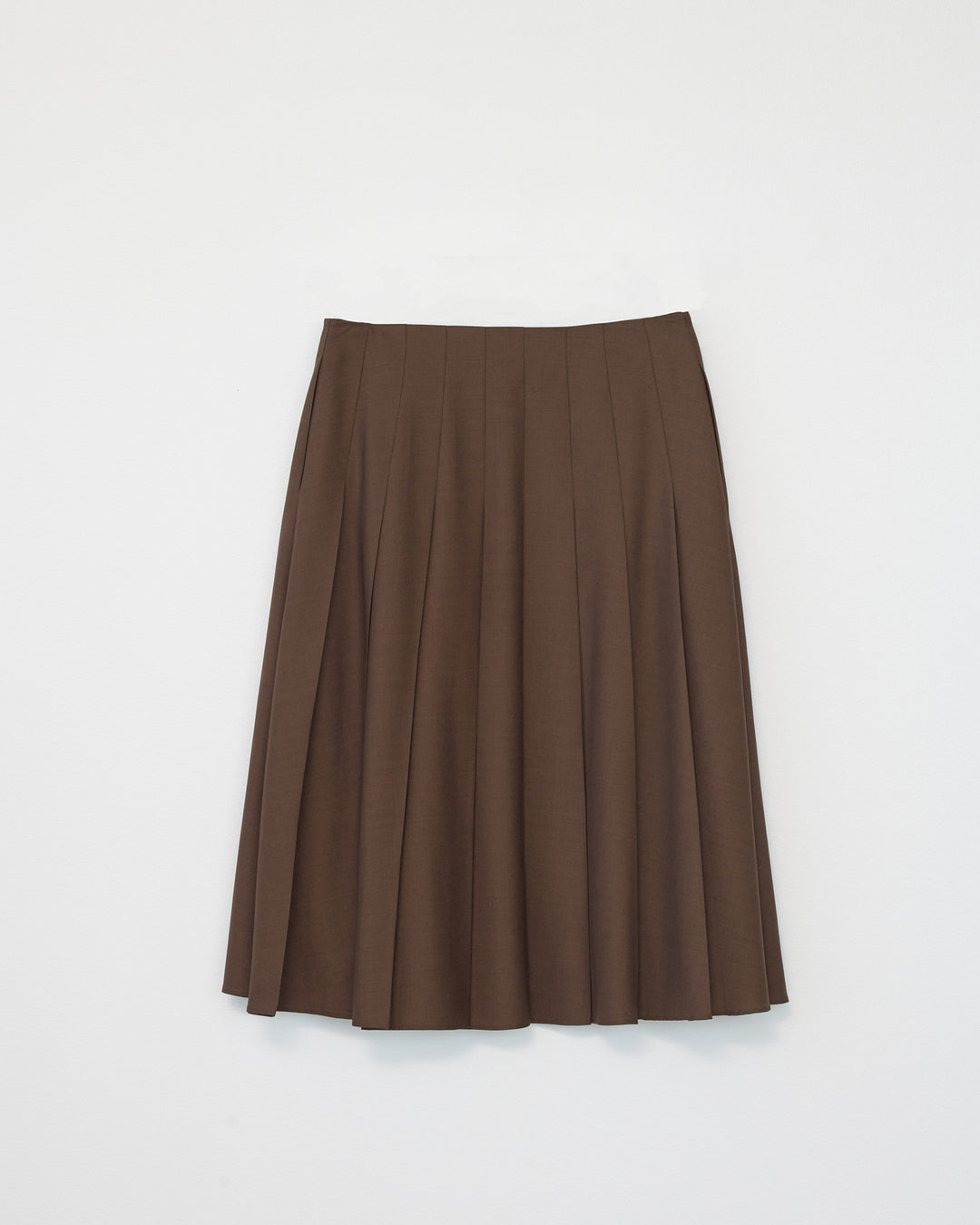 AF Agger - Tropical wool pleated skirt
