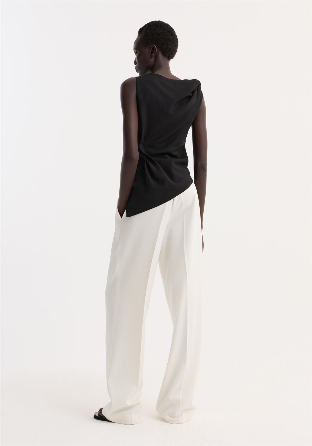 Róhe - Draped Linen Silk Top