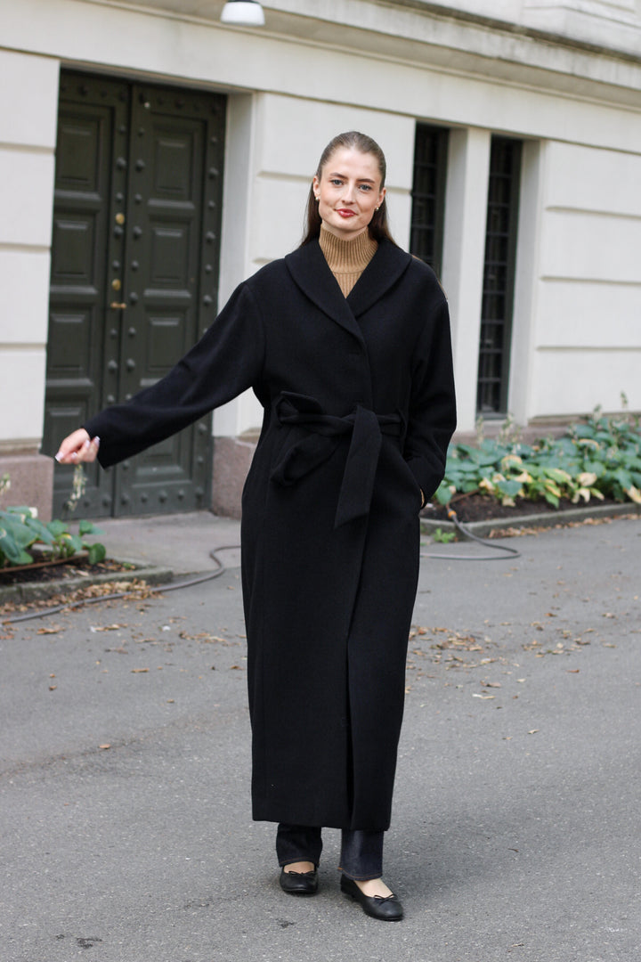 Dagmar - Wool Robe Coat