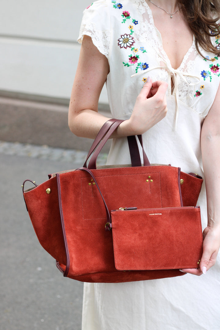 Jerome Dreyfuss - Leon M rouille split suede