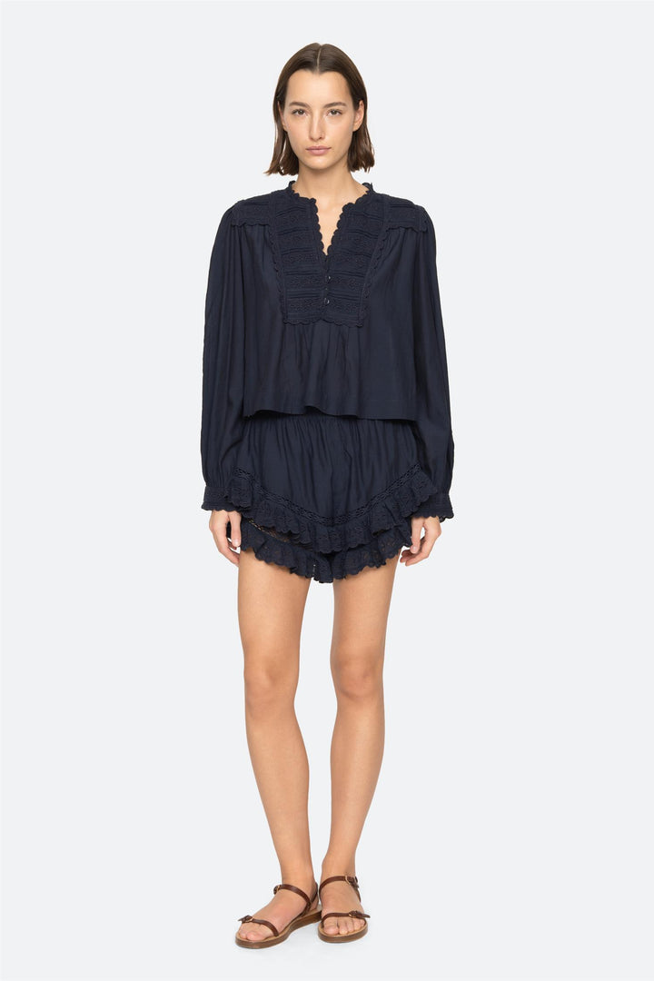 Sea Ny - Eliza Solid l/lsv Top