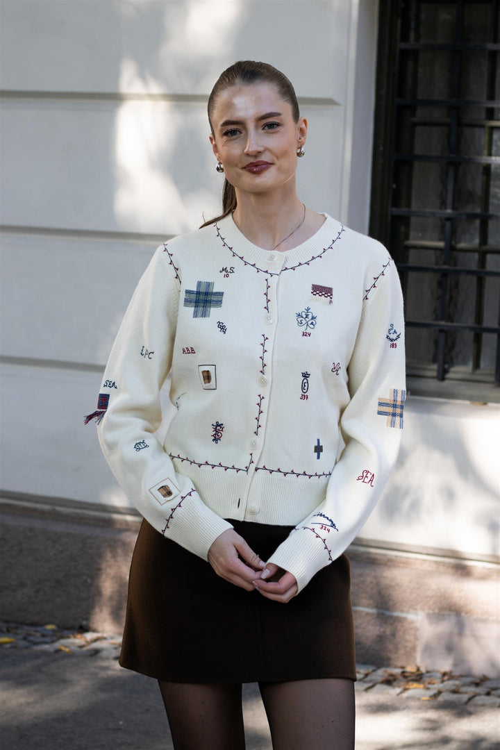 Sea NY - Claira Emb Knit Cardigan