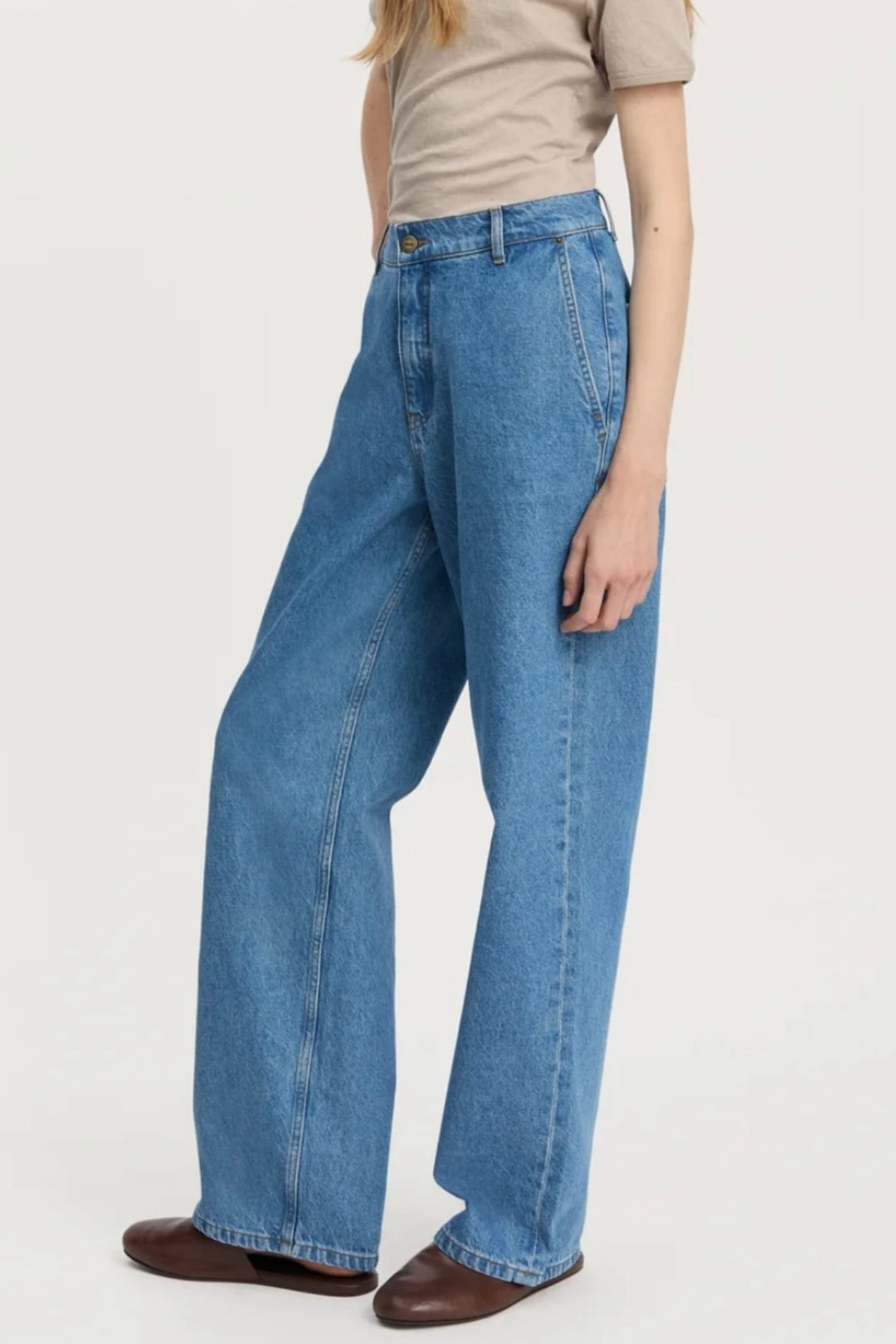Aiayu - Carlo Midwaist Wide Jeans