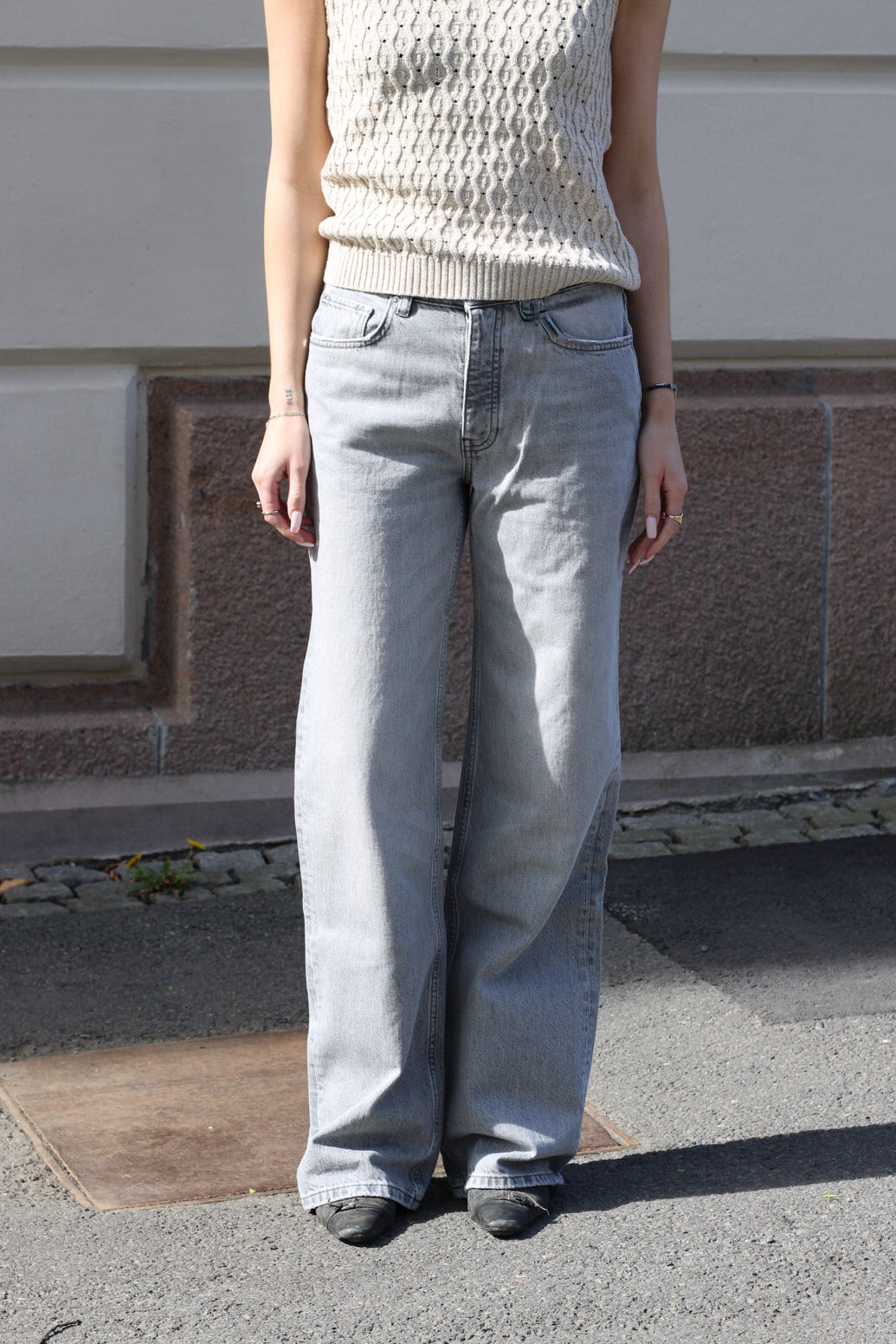 Anine Bing - Hugh Jeans oyster grey